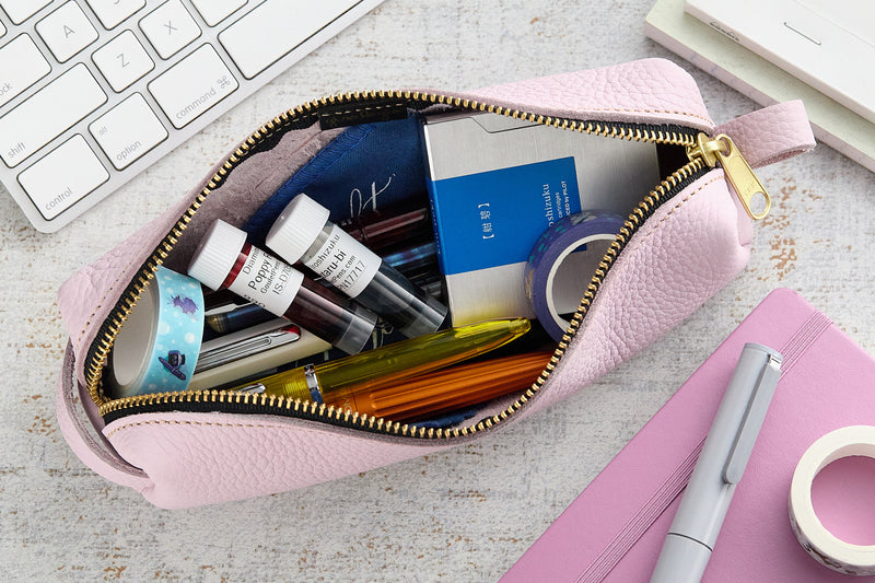 Girologio Zipper Pen Pouch - Blush Petal (Limited Edition)