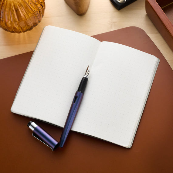 Goulet Notebook w/ 52gsm Tomoe River Paper - Pocket, Dot Grid