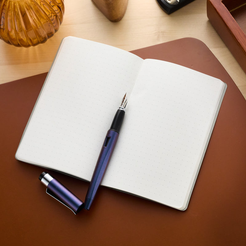 Goulet Notebook w/ 52gsm Tomoe River Paper - Pocket, Dot Grid