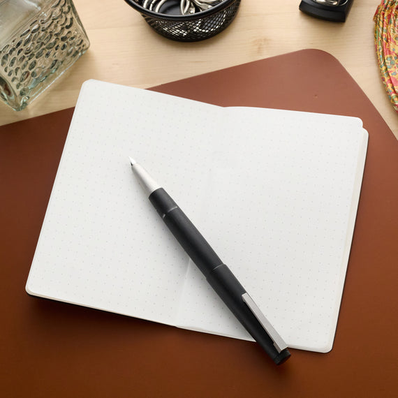 Goulet Notebook w/ 68gsm Tomoe River Paper - Pocket, Dot Grid