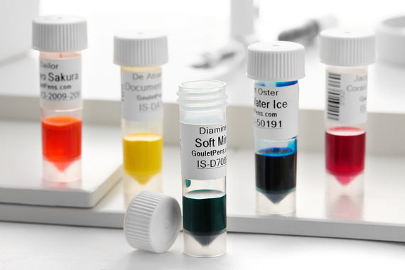 Fountain Pen Ink Sample Sets by Color - The Goulet Pen Company