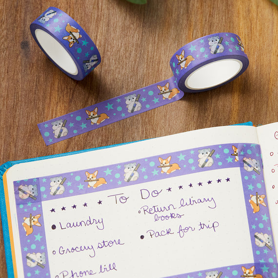 Goulet Washi Tape - Corgi & Hamster