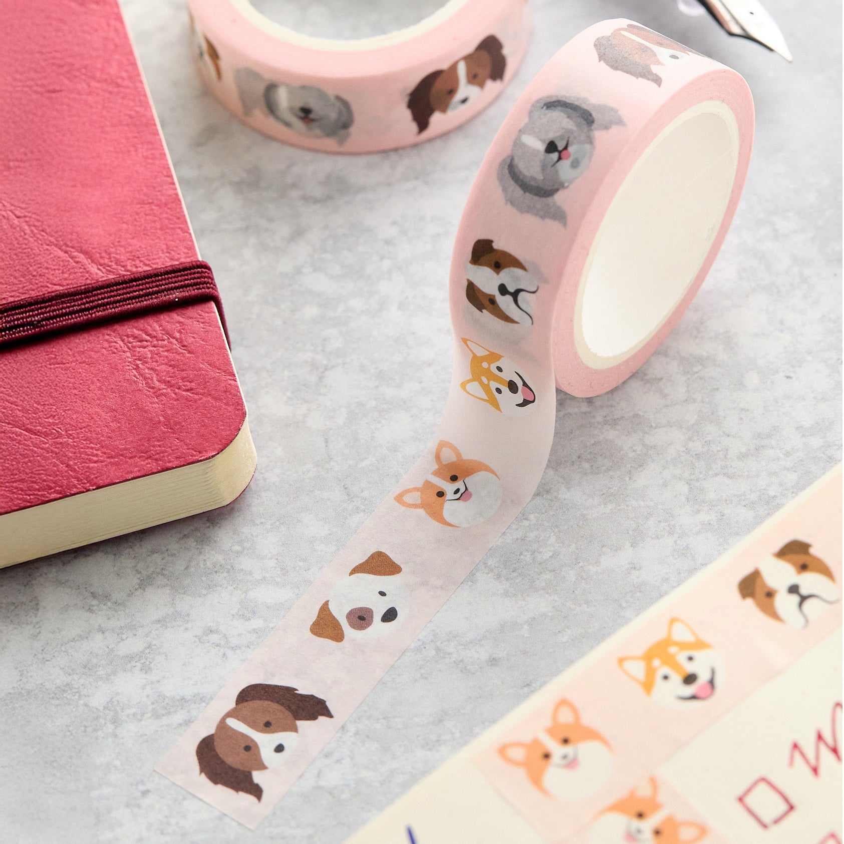 Goulet Washi Tape - Dog Days - The Goulet Pen Company