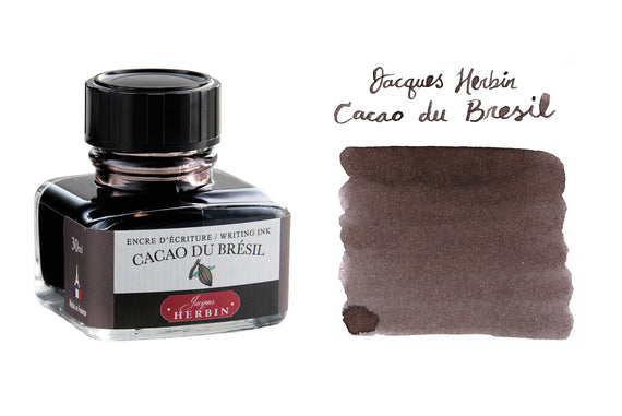 Jacques Herbin Cacao du Bresil - 30ml Bottled Ink