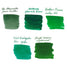 Medium Green Ink Sample Bundle