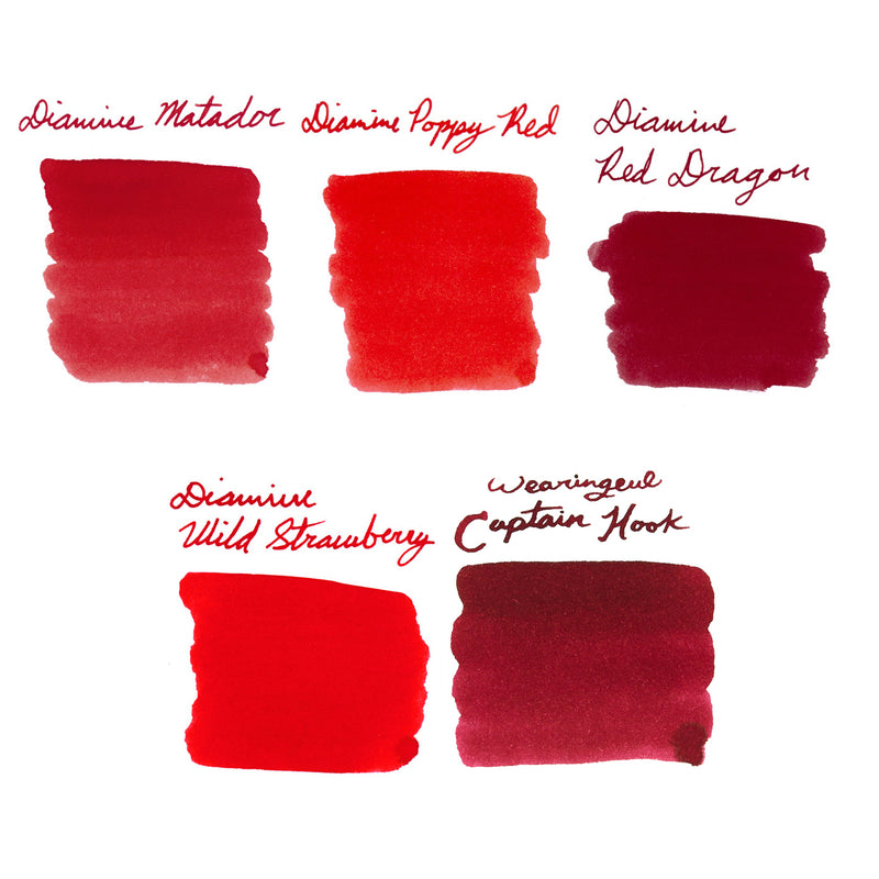 Red Ink Sample Bundle - The Goulet Pen Company