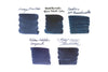 Blue/Black Ink Sample Set