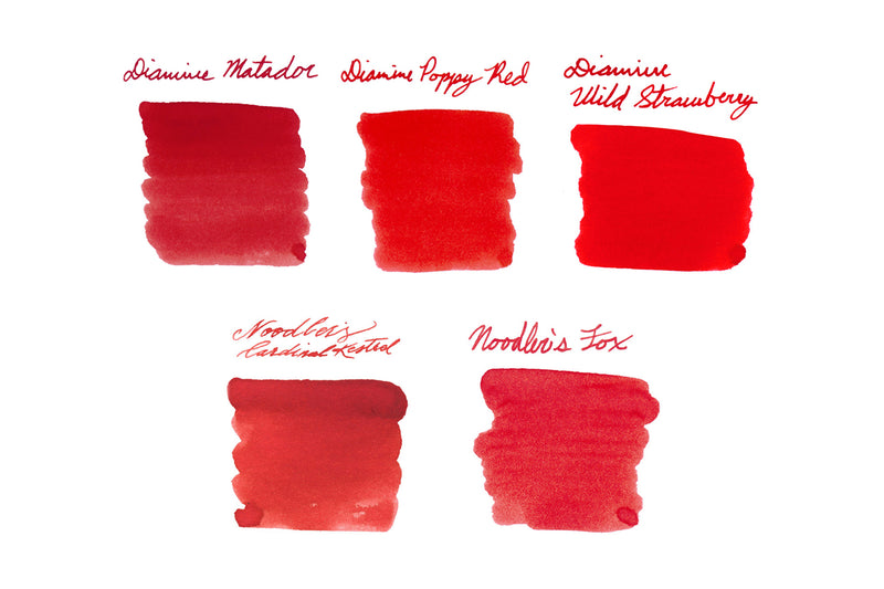 Bright Red Ink Sample Set
