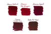 Dark Reds & Burgundy Ink Sample Set