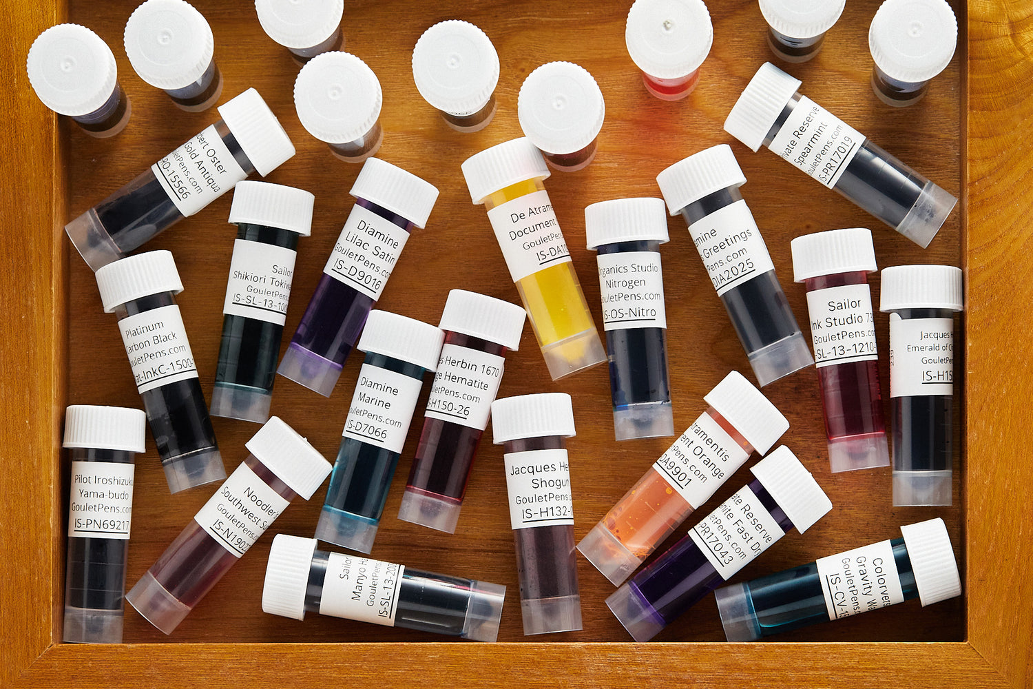 Jacques Herbin Best Sellers Fountain Pen Ink Sample Set - The Goulet ...