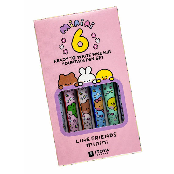 Itoya Blade Fountain Pen - LINE FRIENDS Set