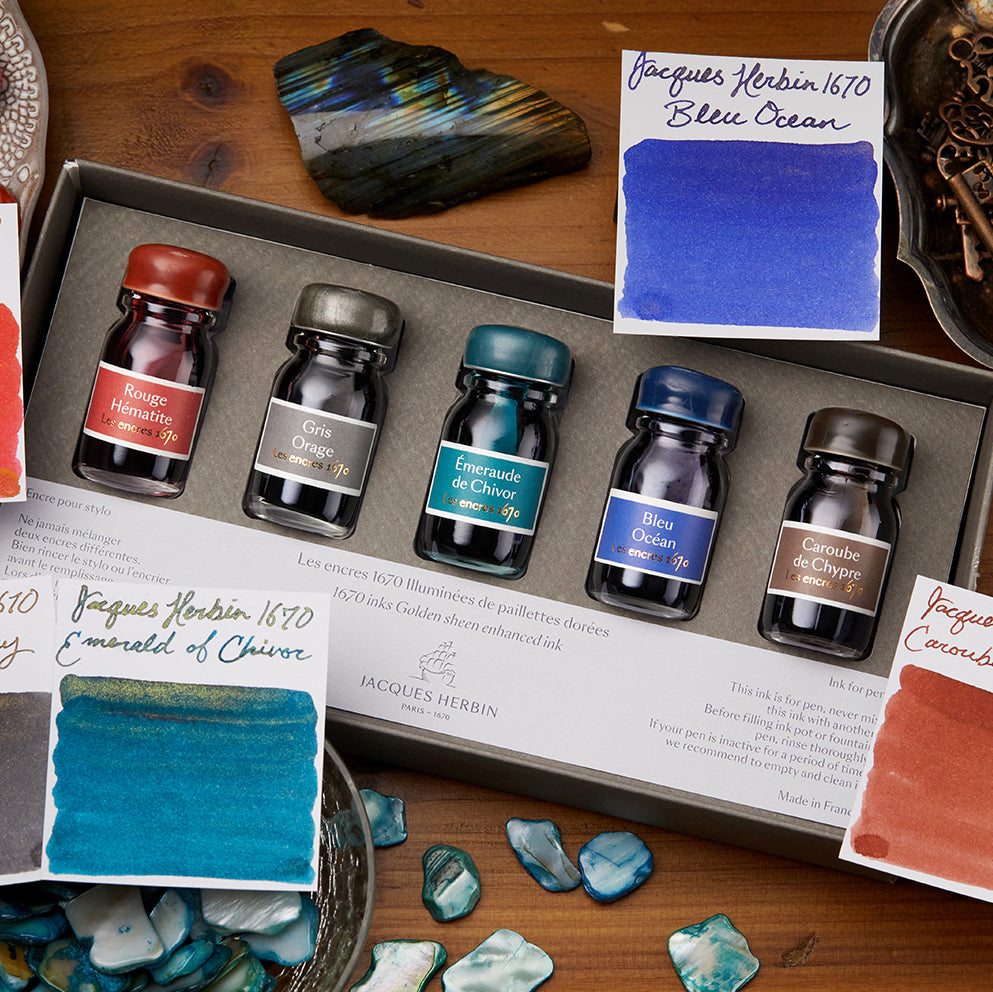 Jacques Herbin 1670 Anniversary Ink Gift Set