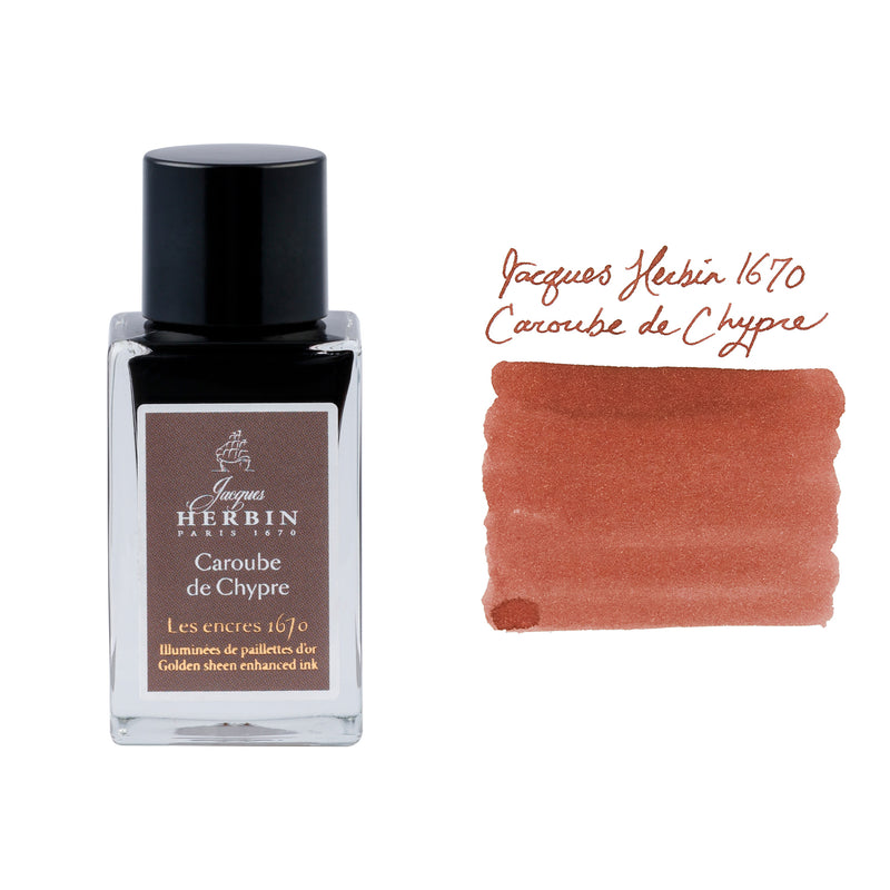 Jacques Herbin 1670 Caroube de Chypre - 15ml Bottled Ink