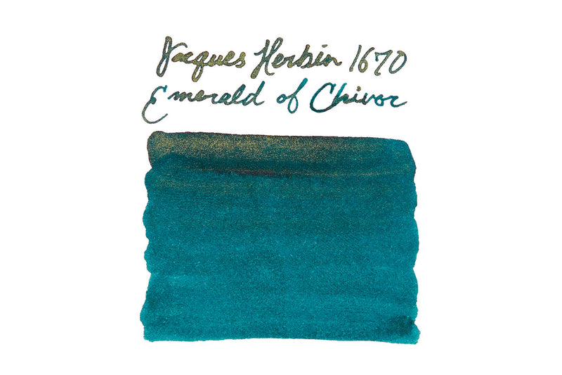 Jacques Herbin 1670 Emerald of Chivor - 4ml Ink Sample