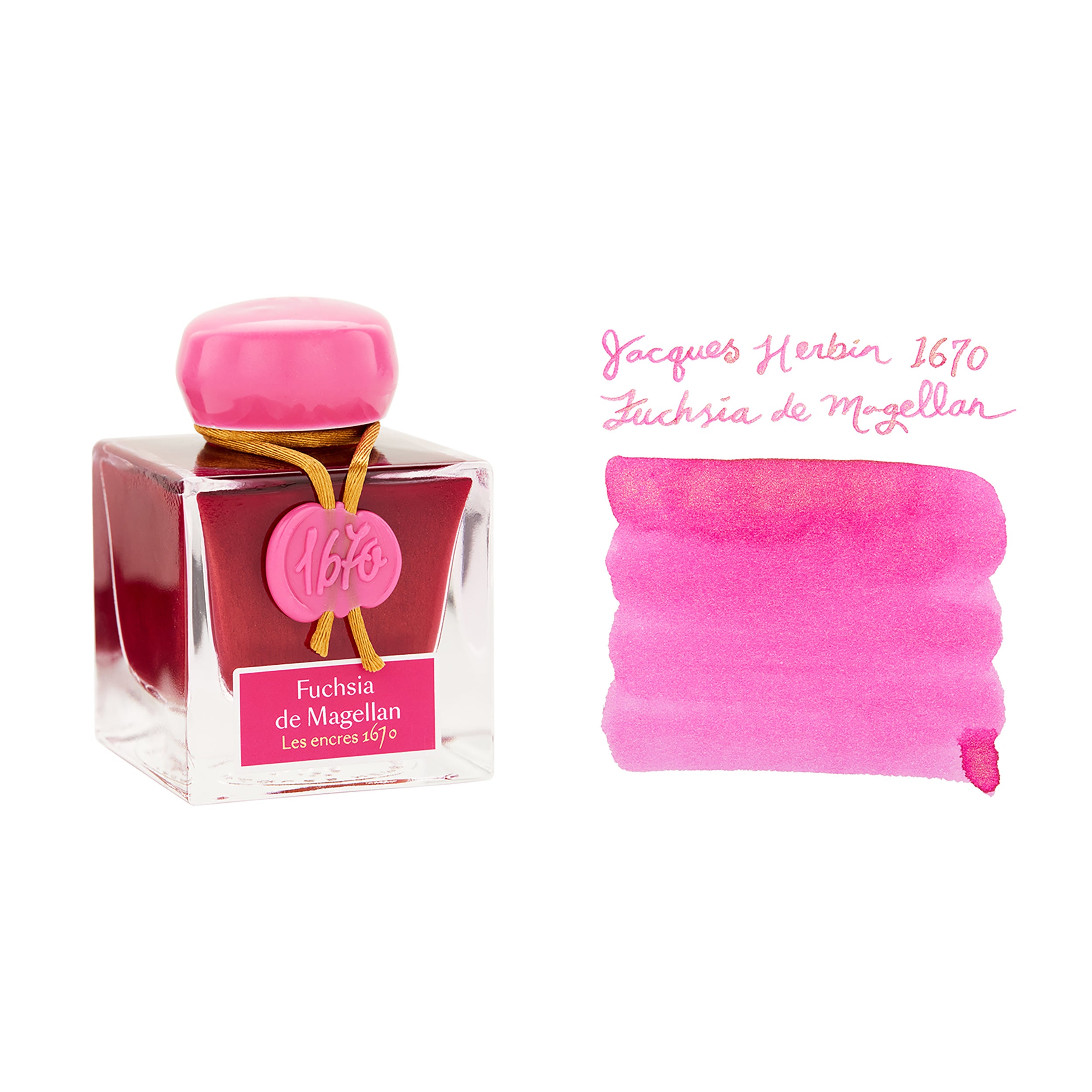 Jacques Herbin 1670 Fuchsia de Magellan - 50ml Bottled Fountain
