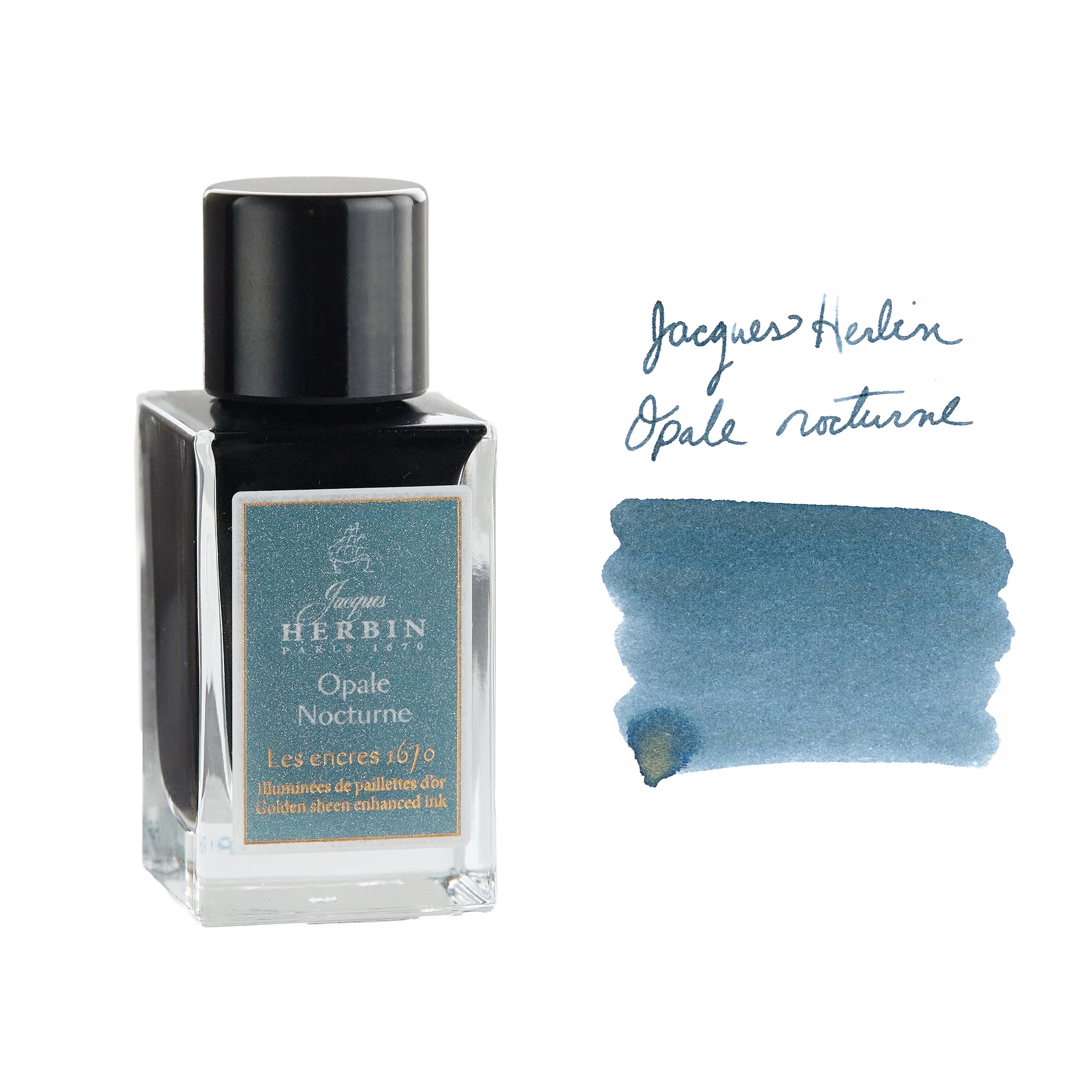 Jacques Herbin 1670 Opale Nocturne - 15ml Bottled Ink - The Goulet