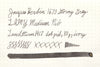 Jacques Herbin 1670 Stormy Grey - Ink Sample