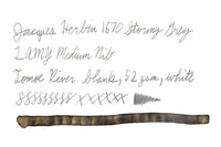 Jacques Herbin 1670 Stormy Grey - Ink Sample