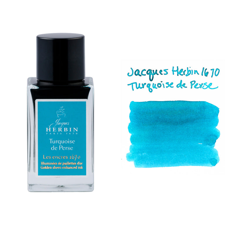 Jacques Herbin 1670 Turquoise de Perse - 15ml Bottled Ink