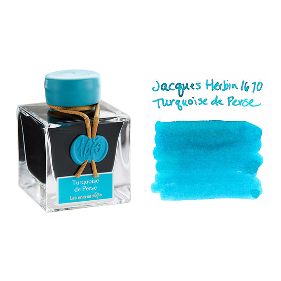 Jacques Herbin 1670 Turquoise de Perse - 50ml Bottled Ink