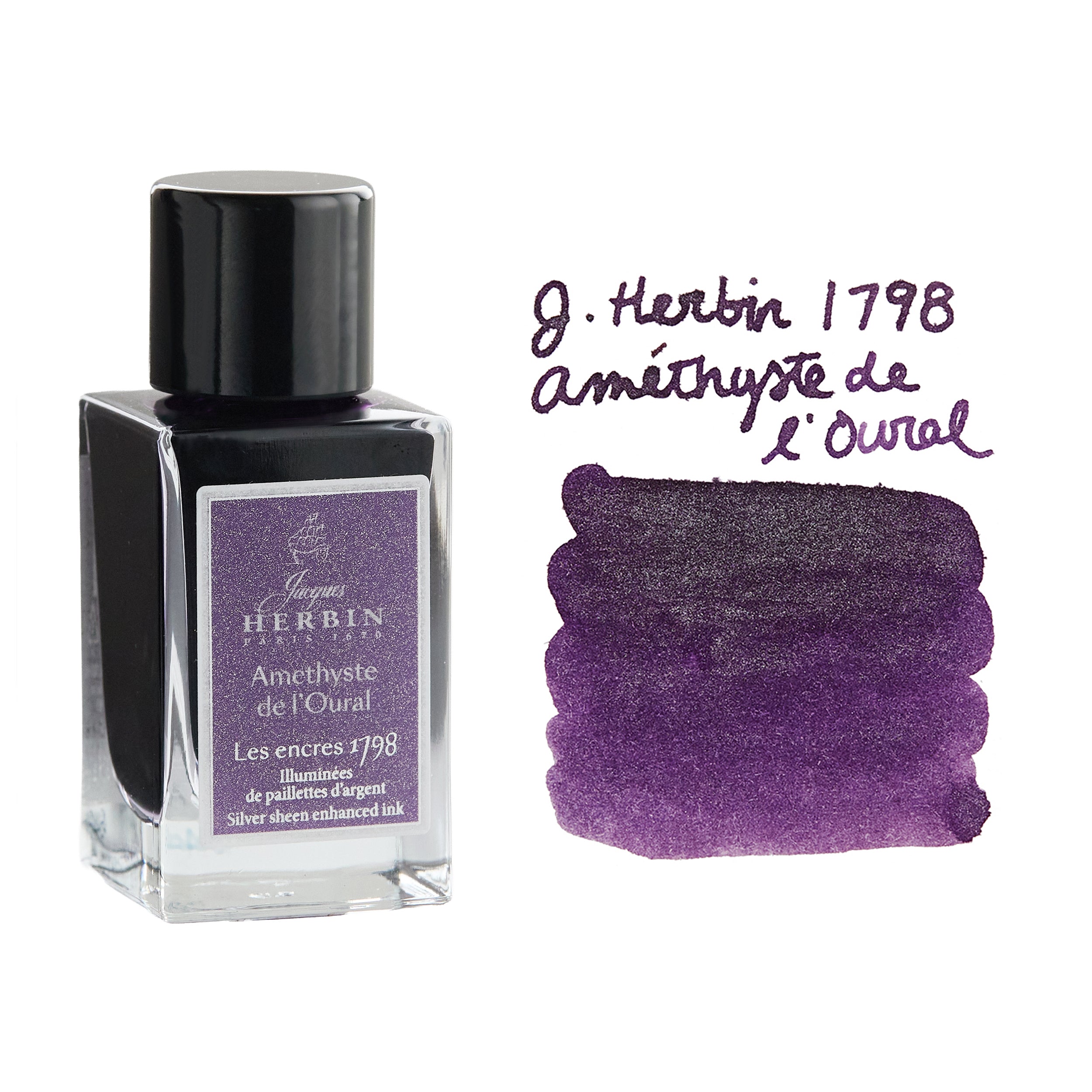 Jacques Herbin 1798 Amethyste de l'Oural - 15ml Fountain Pen Ink