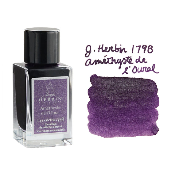 Jacques Herbin 1798 Amethyste de l'Oural - 15ml Bottled Ink