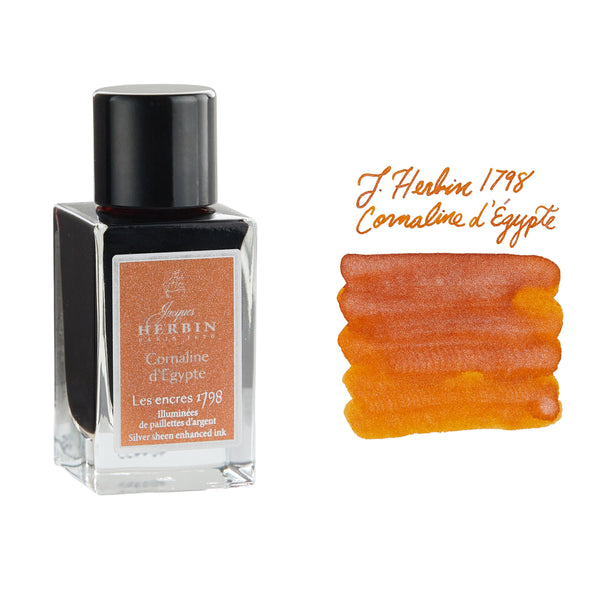 Jacques Herbin 1798 Cornaline d'Egypte - 15ml Bottled Fountain Pen