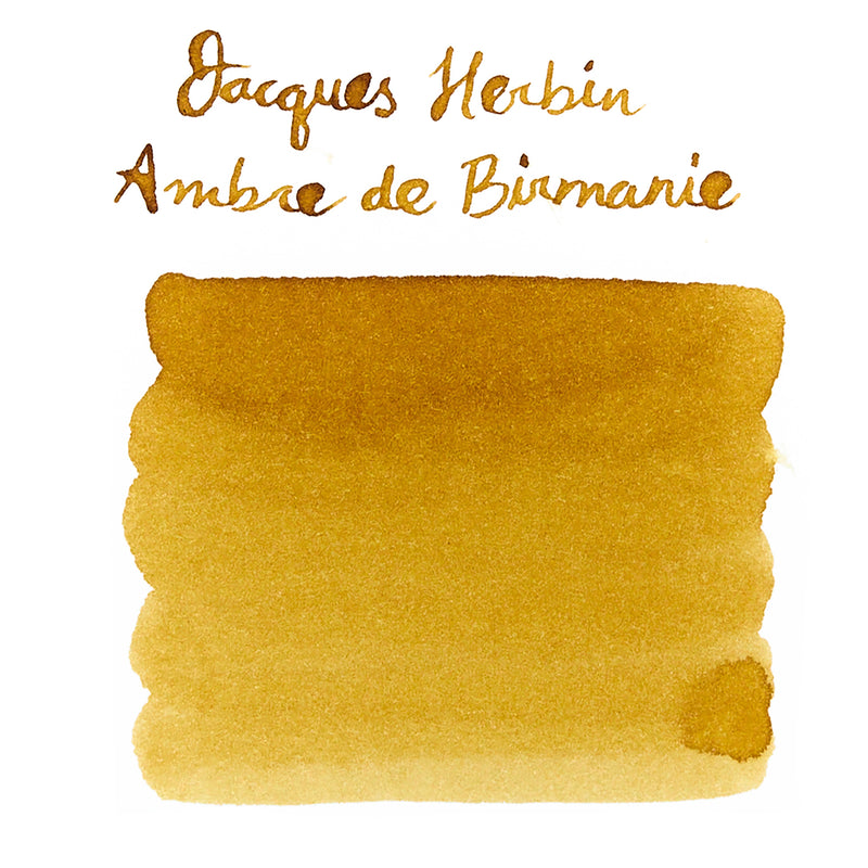 Jacques Herbin Ambre de Birmanie - Ink Sample