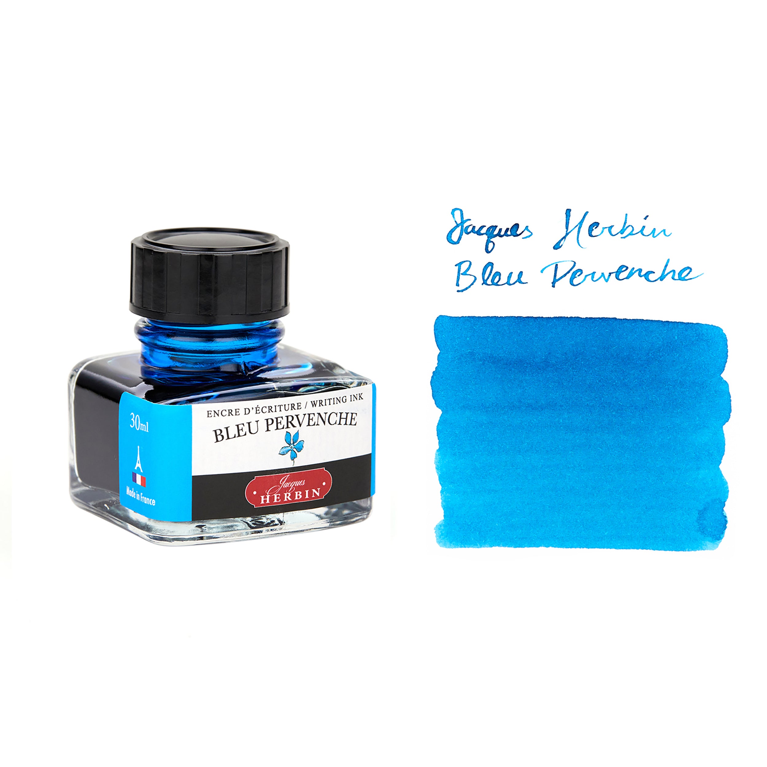Jacques Herbin Bleu Pervenche 30ml Bottled Fountain Pen Ink
