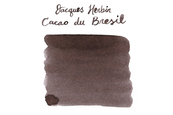 Jacques Herbin Cacao du Bresil ink swab