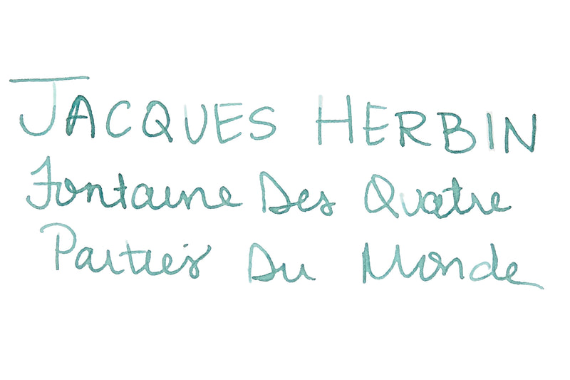 Jacques Herbin Fontaine des Quatre-Parties Du Monde - Ink Sample