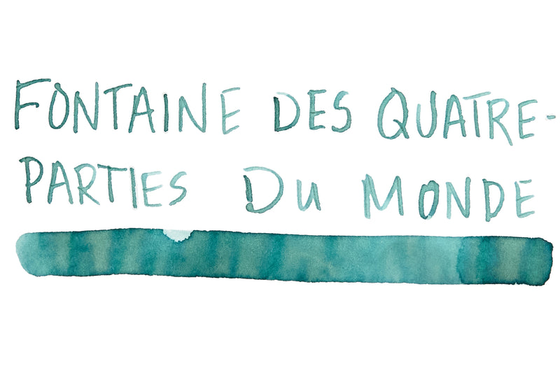 Jacques Herbin Fontaine des Quatre-Parties Du Monde - Ink Sample