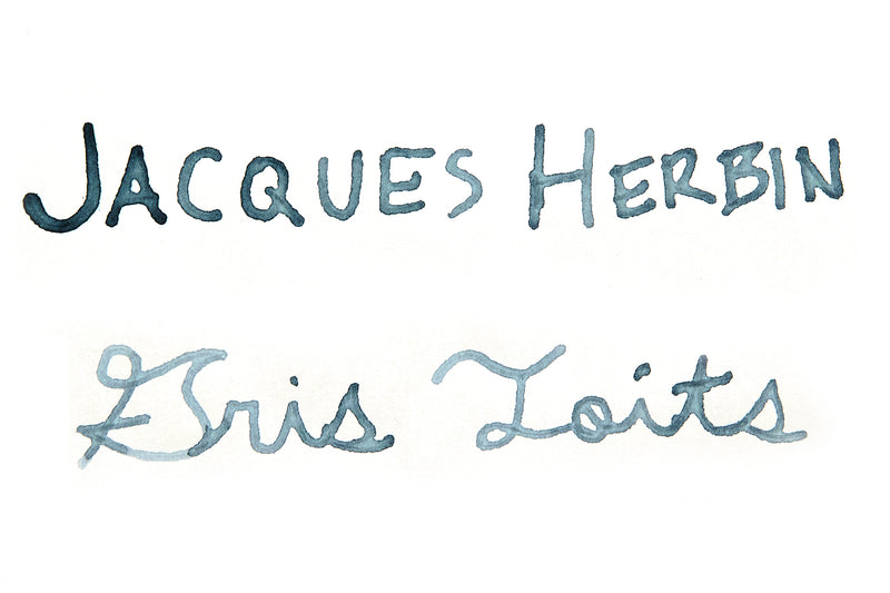 Jacques Herbin Gris Toits - Ink Sample