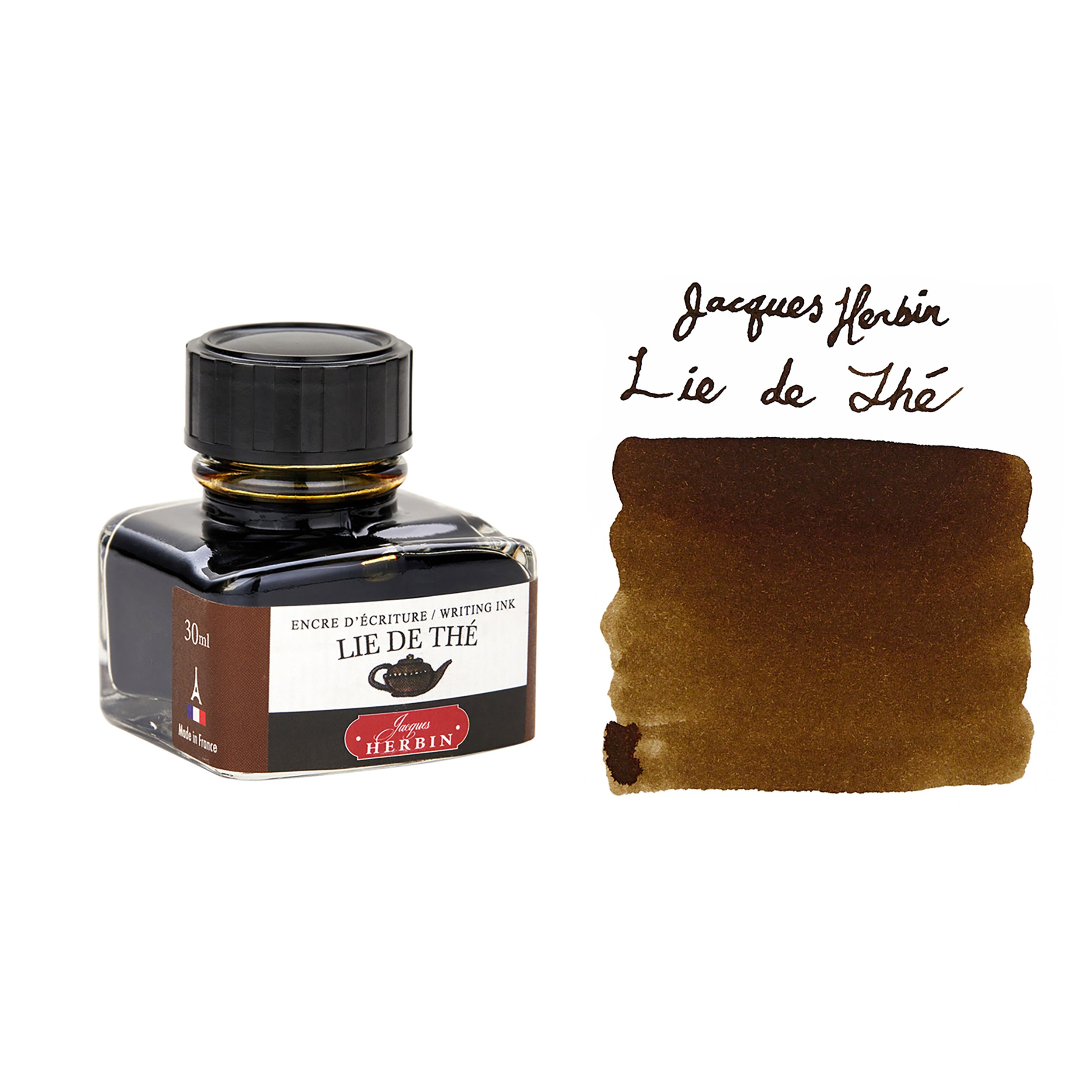 Jacques Herbin Lie de The 30ml Bottled Fountain Pen Ink The