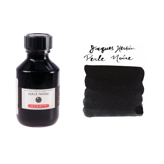 Jacques Herbin Perle Noire - 100ml Bottled Ink