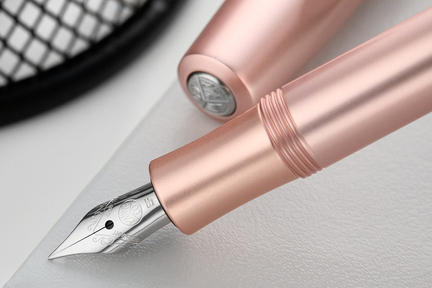 Kaweco Al Sport Fountain Pen - Rose Gold - Double Broad