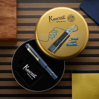 Kaweco Piston Sport AL Fountain Pen - Navy