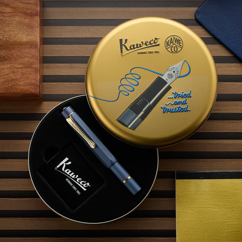 Kaweco Piston Sport AL Fountain Pen - Navy