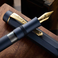 Kaweco Piston Sport AL Fountain Pen - Navy