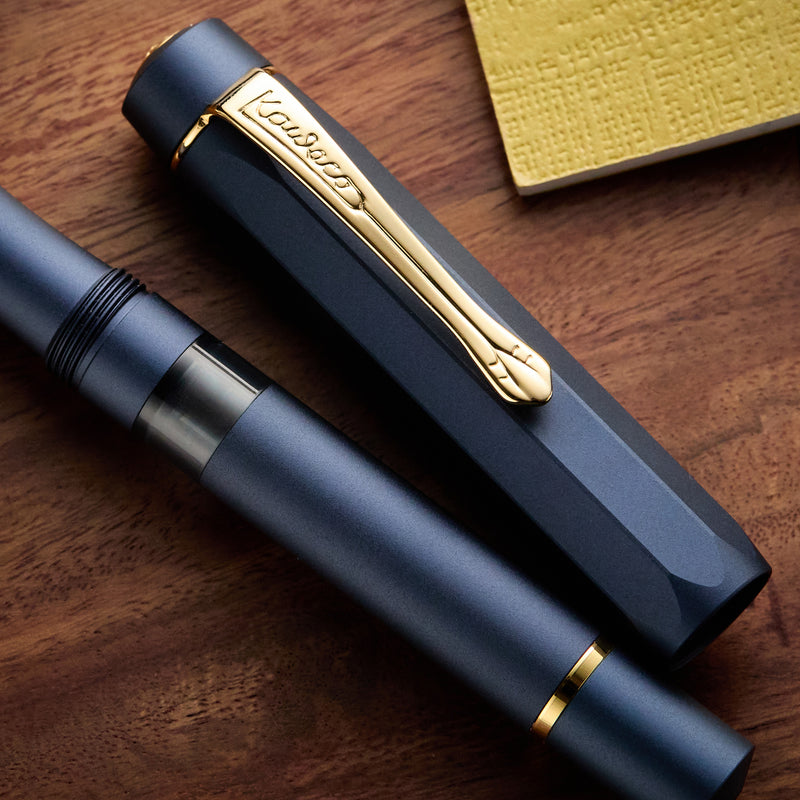 Kaweco Piston Sport AL Fountain Pen - Navy