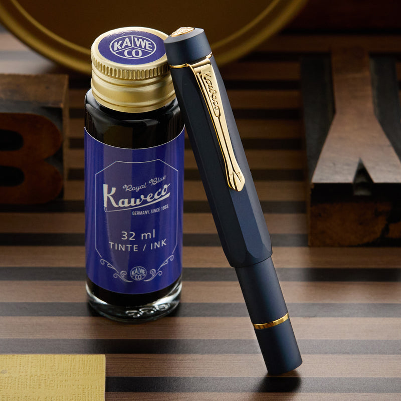 Kaweco Piston Sport AL Fountain Pen Starter Set - Navy
