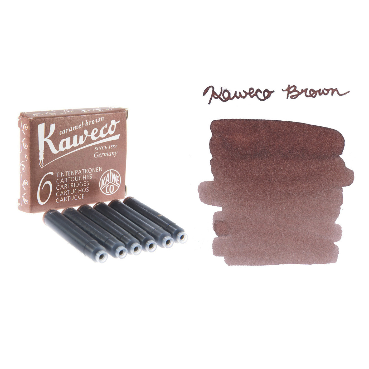 Kaweco Caramel Brown - Fountain Pen Ink Cartridges - The Goulet 