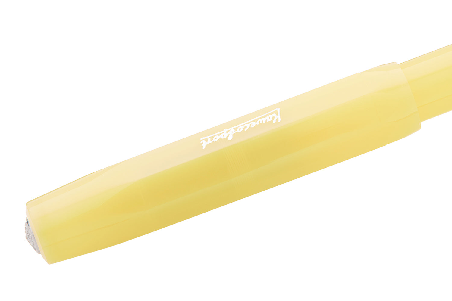 Kaweco Frosted Sport Sweet Banana Stylo Plume - Jaune - Largeur M - Stylo Compact Premium Pour Cartouches