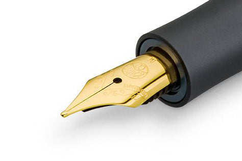 Kaweco PISTON SPORT AL Black/Gold Solo I Classic Fountain Pen with Kaweco PISTON SPORT AL Black/Gold Solo I Classic Fountain Pen with