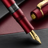 Kaweco Piston Sport AL Fountain Pen - Bordeaux/Gold