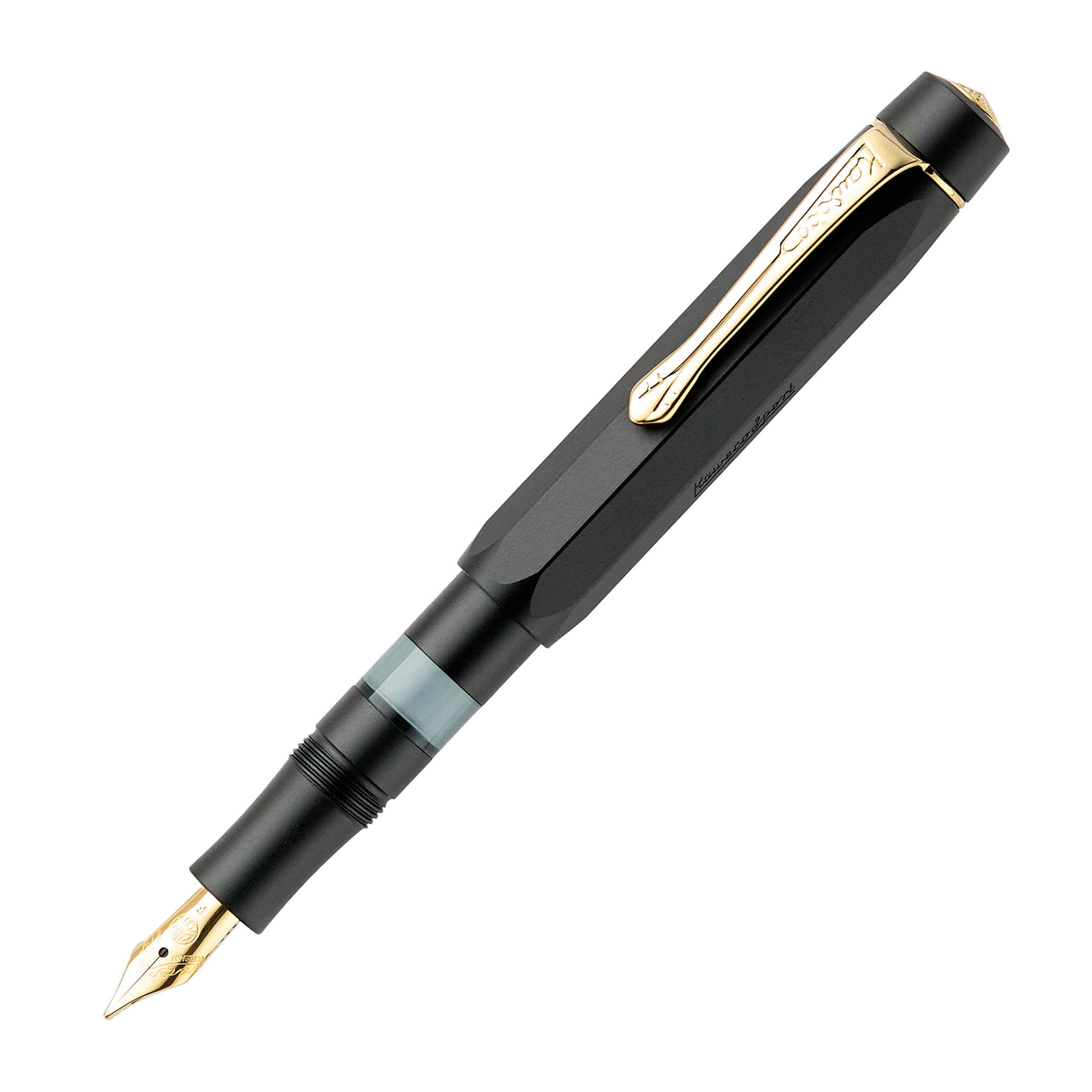 Kaweco Piston Sport AL Fountain Pen - Black - The Goulet Pen Company