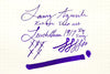 LAMY azurite - ink sample