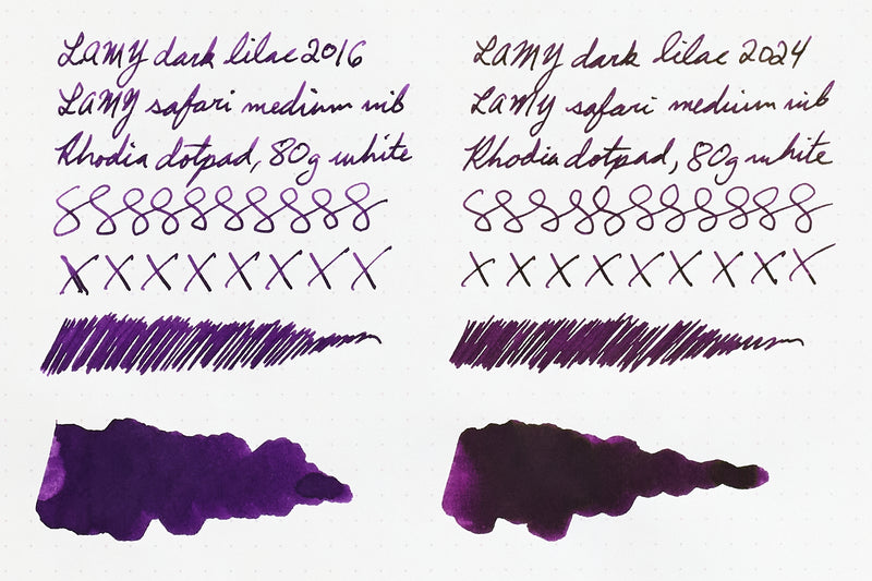 LAMY dark lilac - Ink Sample - The Goulet Pen Company