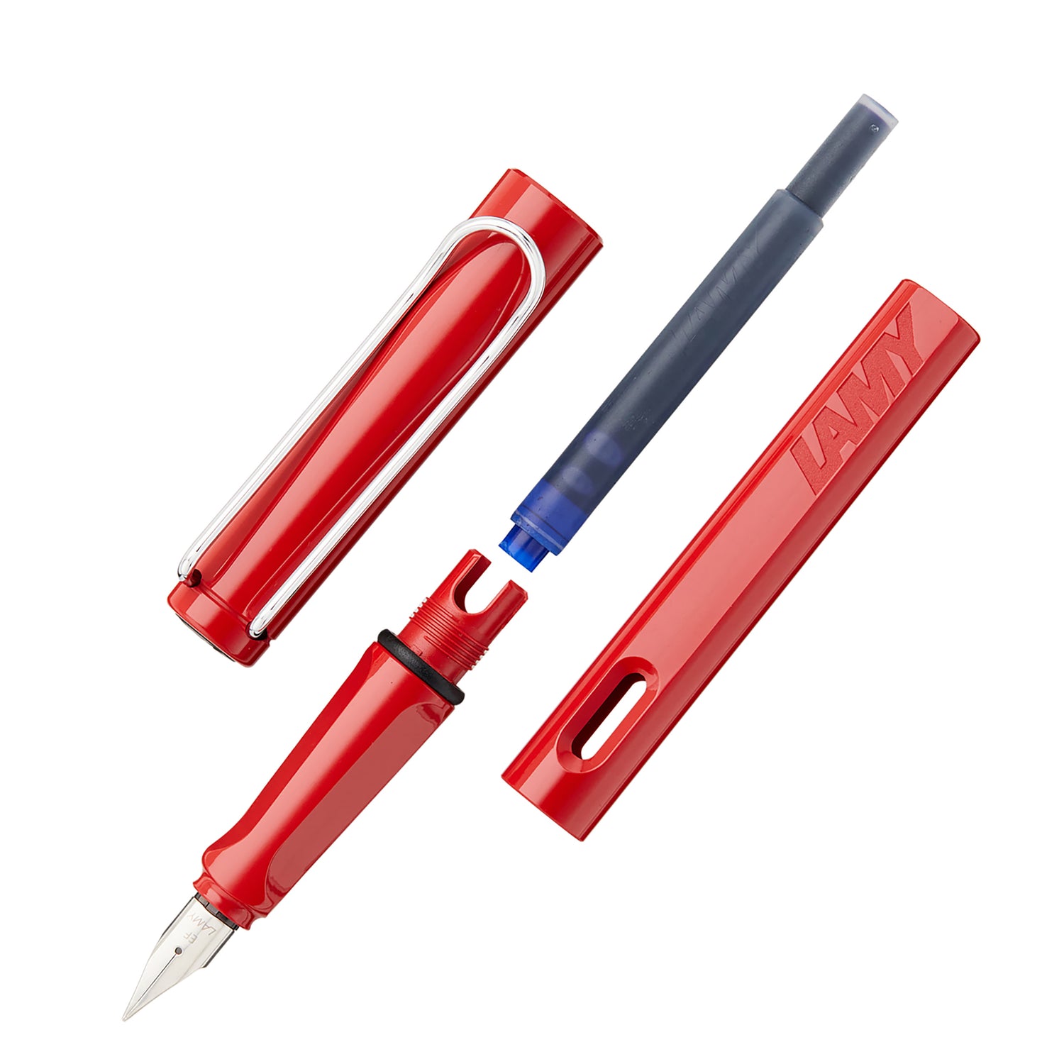 LAMY safari Fountain Pen red The Goulet Pen Company