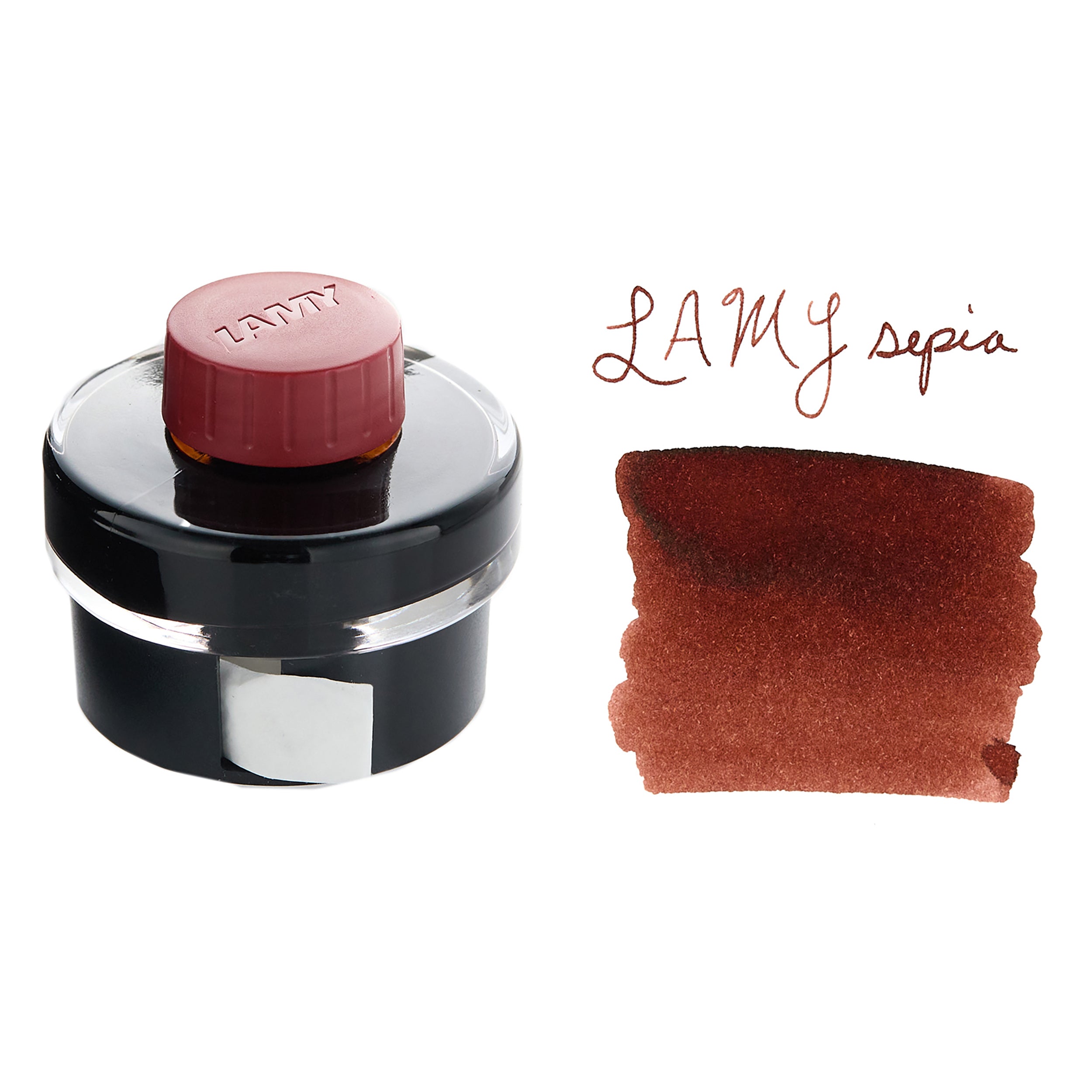 Sepia Ink Color LAMY sepia - 50ml Bottled Fountain Pen Ink - The Goulet Pen Company